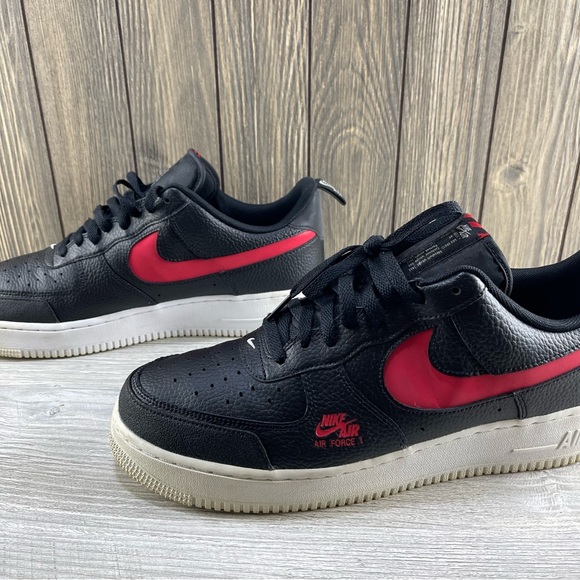Nike Air Force 1 AF1 Utility “BRED” Black Red CW7579-001 Men’s Size: 12 main image 10